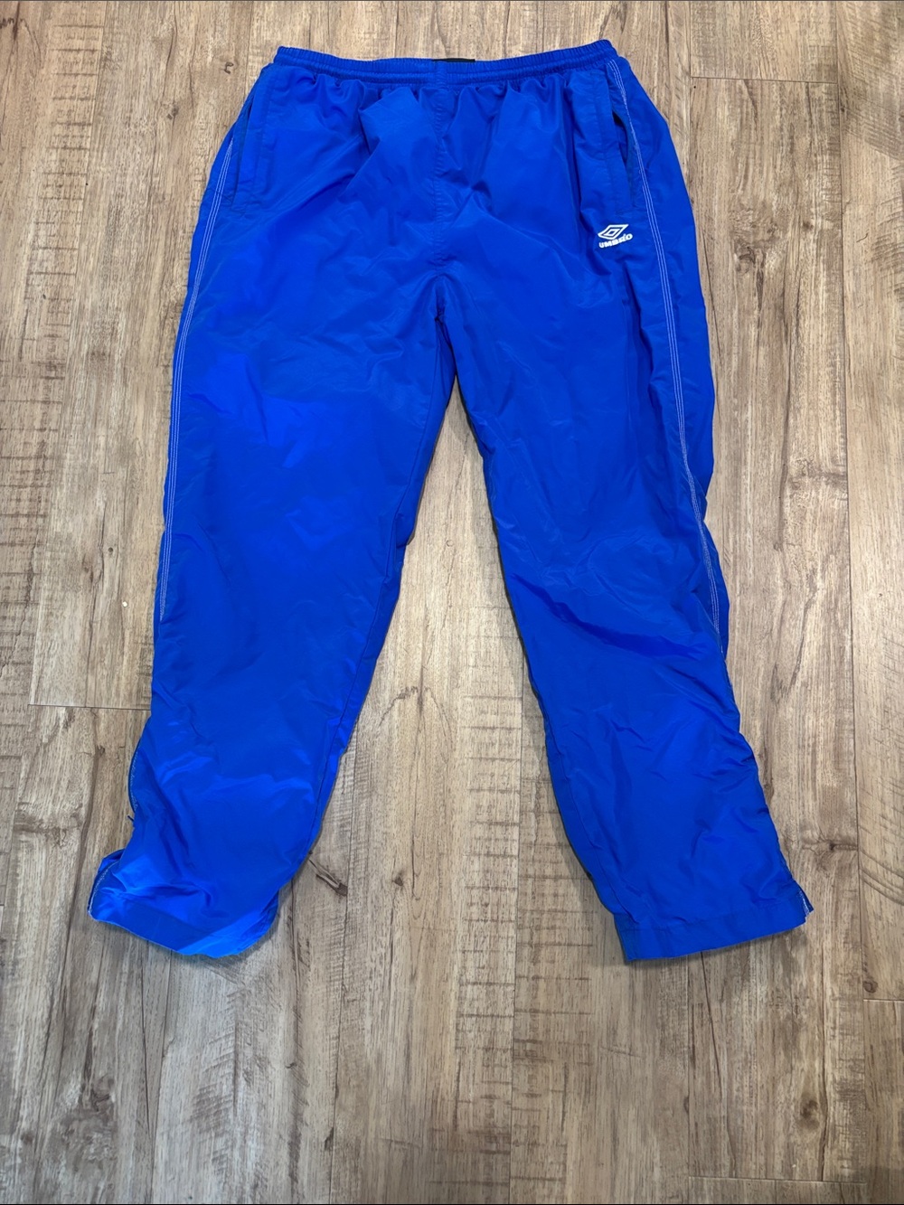 Umbro Cobalt Blue Track Pants with Contrast Piping